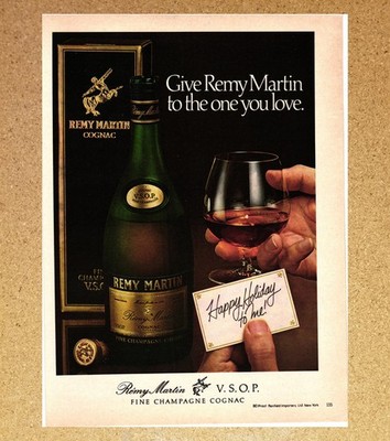 Remy Martin Fine Champagne Cognac Alcohol - Magazine Print Ads Poster 1978
