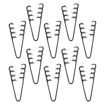  10 Pcs Fluffy Textured Styling Comb Wide Tooth Hair Volume for Bangs Men's