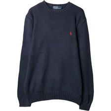 Used Ralph Lauren POLO RALPH LAUREN cotton knit sweater men's size S approx. 