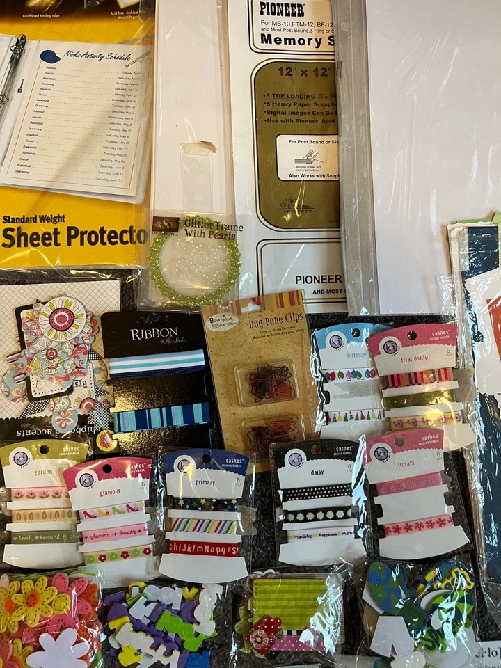 Huge scrapbooking supplies lot NEW 50+ items  - Image 2 of 4