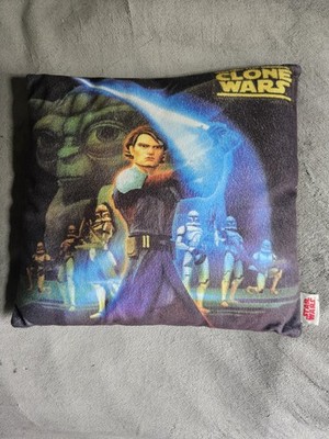 Star Wars Clone Wars Offizielles Vintage Kissen Dekokissen Dekor 30 X 30 CM