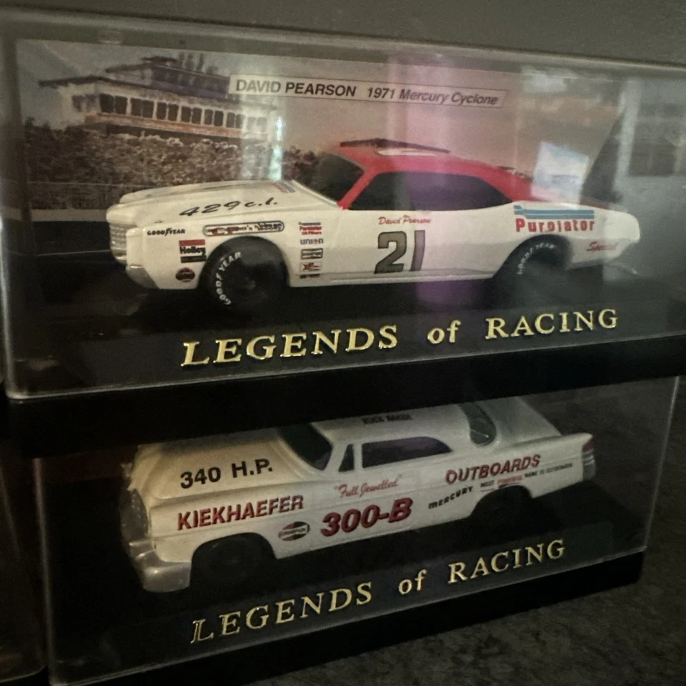 Legends Of Racing lote de 6 pés escala 1:43 David Pearson, Buck Baker e outros - Imagem 4 de 4