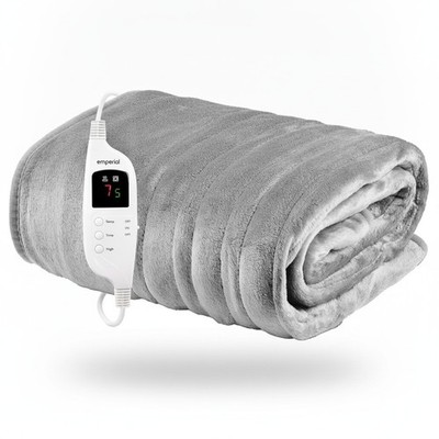 Elektrische Heizdecke Überwurf Micro Fleece 9 Wärmestufen verstellbar