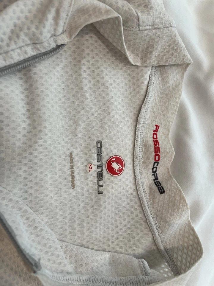 Camiseta deportiva de ciclismo Castelli Aero Race 5.1 XXL Rosso Corsa para hombre Foto 4 de 4