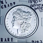 1890 O MORGAN SILVER DOLLAR HI GRADE GENUINE U.S. MINT RARE COIN 9193