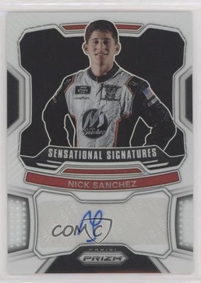 2022 Panini Prizm Sensational Signatures White 1/5 Nick Sanchez #S-NS Auto n0c