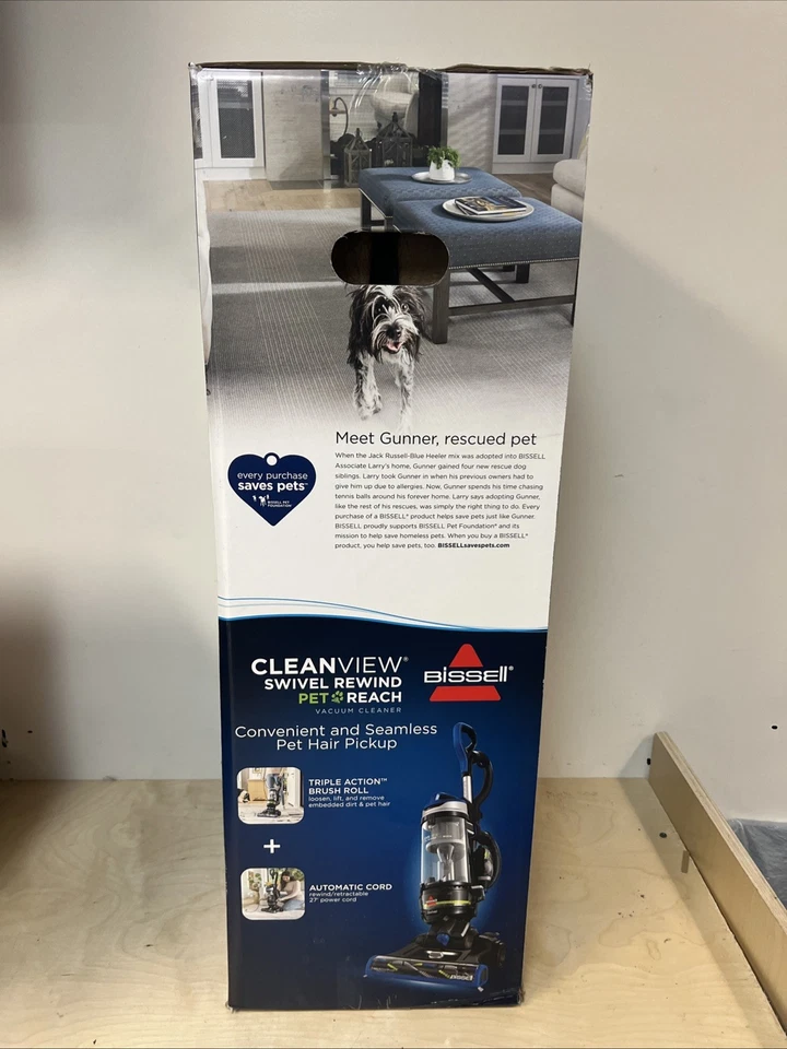 New BISSELL CleanView Swivel Rewind Pet Reach - 3197: Bagless Upright Vacuum - Image 4 of 4