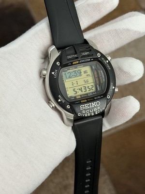 Rare Vintage Seiko Scuba M796-5A00 Men's Digital Diver's Sports