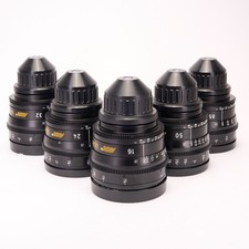 ARRI ZEISS Ultra Primes 16mm 24mm 32mm 50mm 85mm T1.9 with PL Mount, Case