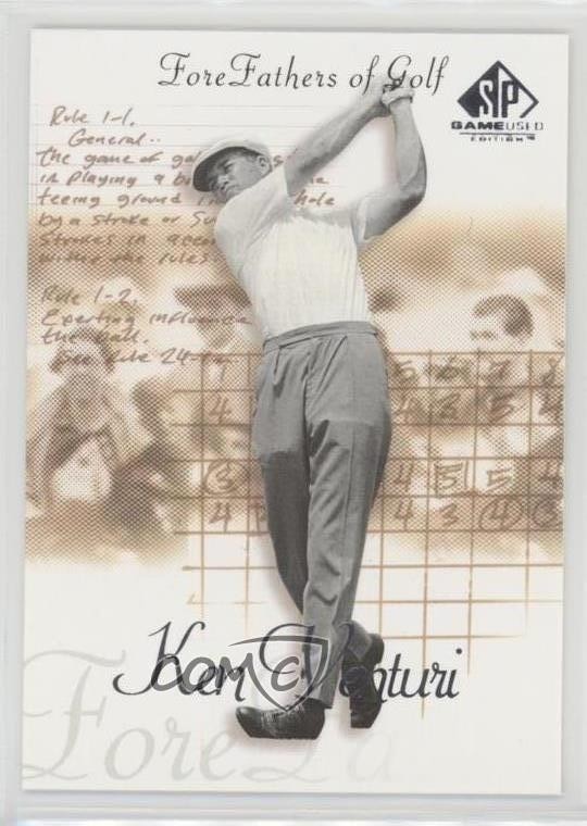 2002 SP Game Used Edition Ken Venturi #58 0s5