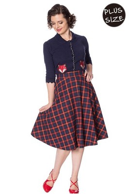 Banned Apparel - Mrs Clouse Pleated Skirt