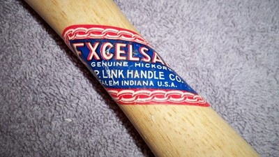 Vintage EXCELSALL Genuine Hickory Replacement Hammer Handle for 16 oz.  / 105-14