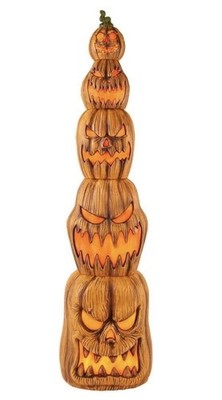 LOCAL PICKUP DALLAS 8 Ft Giant-Sized LED Jack-O-Lantern Stack Halloween - New