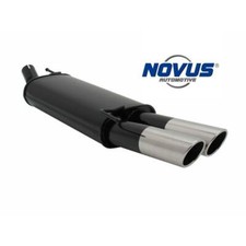 Novus N Sport Auspuff Endschalldämpfer 2x76 rund schräg VW Golf 3 4 Cabrio Neu