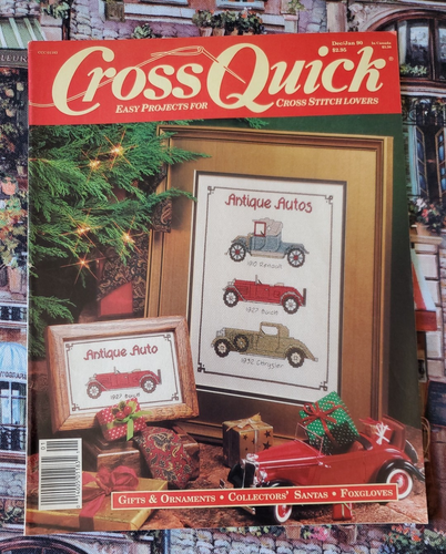 8 Vintage CROSS QUICK Magazines lot Counted Stitch Patterns 1989-90 - Picture 9 of 10