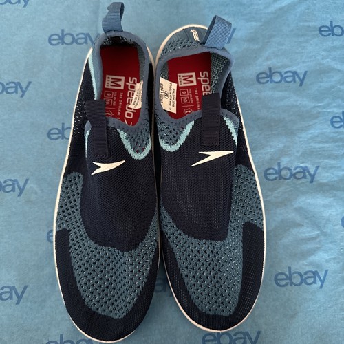 Speedo Surf Strider Water Shoes Mens Swim Shoes Blue Medium 9-10 NWOT