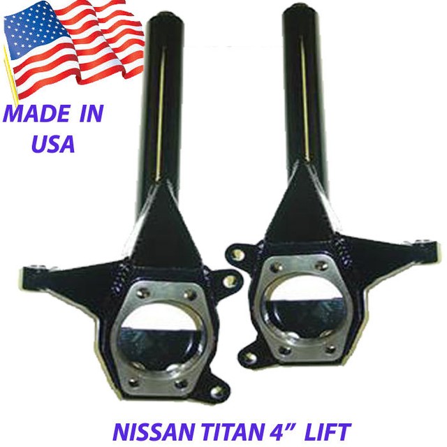 J 4" Front Lift Spindles Fits 20042015 Nissan Titan 2wd Suspension eBay
