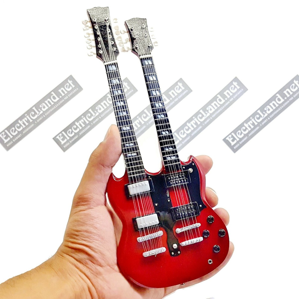 Miniatura Chitarra Gibson Jimmy Page Led Zeppelin Scala 1:4 - Regalo Per Appassionati Rock - Foto 10