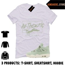 Shirt Match AJ 4 Abundance Seafoam Sail Sneaker Matching Tee Authentic T-Shirt