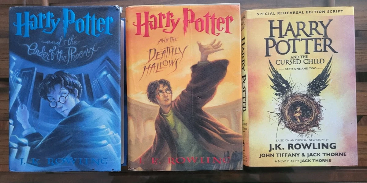 Harry Potter Books First Edition Set 5 7 8 Hardcover J K Rowling