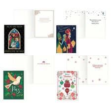 40 Count Spanish Christmas Cards - 4 Designs 10 of Each
