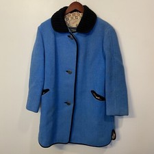 Vtg Women’s 60's Teller Austrian Ski Team Olympic Games Wool Coat Jacket Sz 14