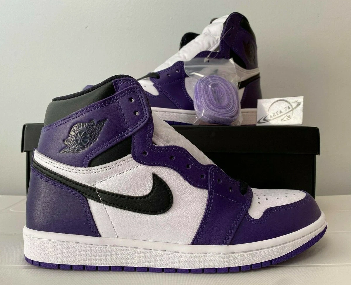 2020 Nike Air Jordan 1 Retro High "Court Purple 555088-500 SIZE 3-13