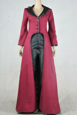 Once Upon A Time Regina Mills Evil Queen Cosplay Costume Halloween Club Party 