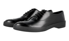 PRADA Leather Oxford Half Brogue Dress Shoes Sneakers Sole NEW -  US 7 EU 40