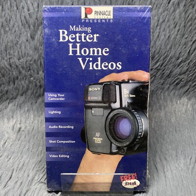 Making Better Home Videos VHS 1998 Pinnacle Systems How To Make Better Videos