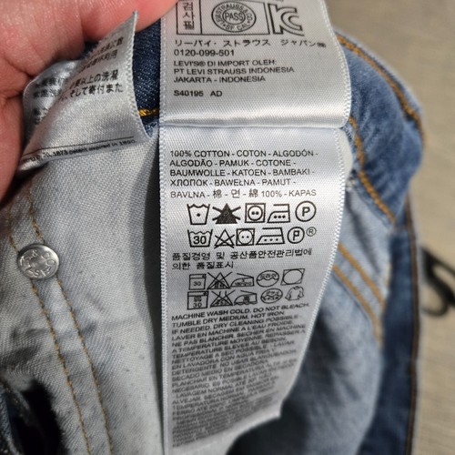 Jeans Levis 527 Hombre 34x30 Azul Ligero 100% Algodón - Imagen 9 de 10