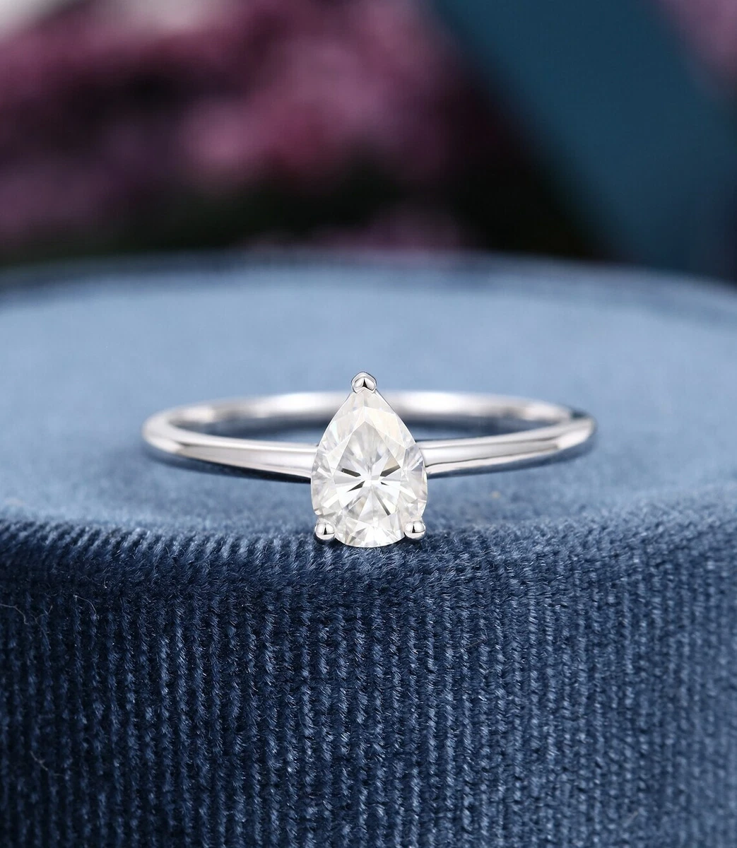 Simple 2024 pear ring