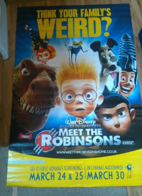 Walt Disney MEET THE ROBINSONS (RIESIGES Bus Shelter Underground Poster 4 Fuß x 6 Fuß