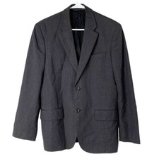 Men  s Banana Republic Size 40S Wool Blazer Sport Suit Coat 5374 Black