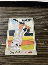 2019 Topps Heritage Greg Bird #297 New York Yankees Baseball Card