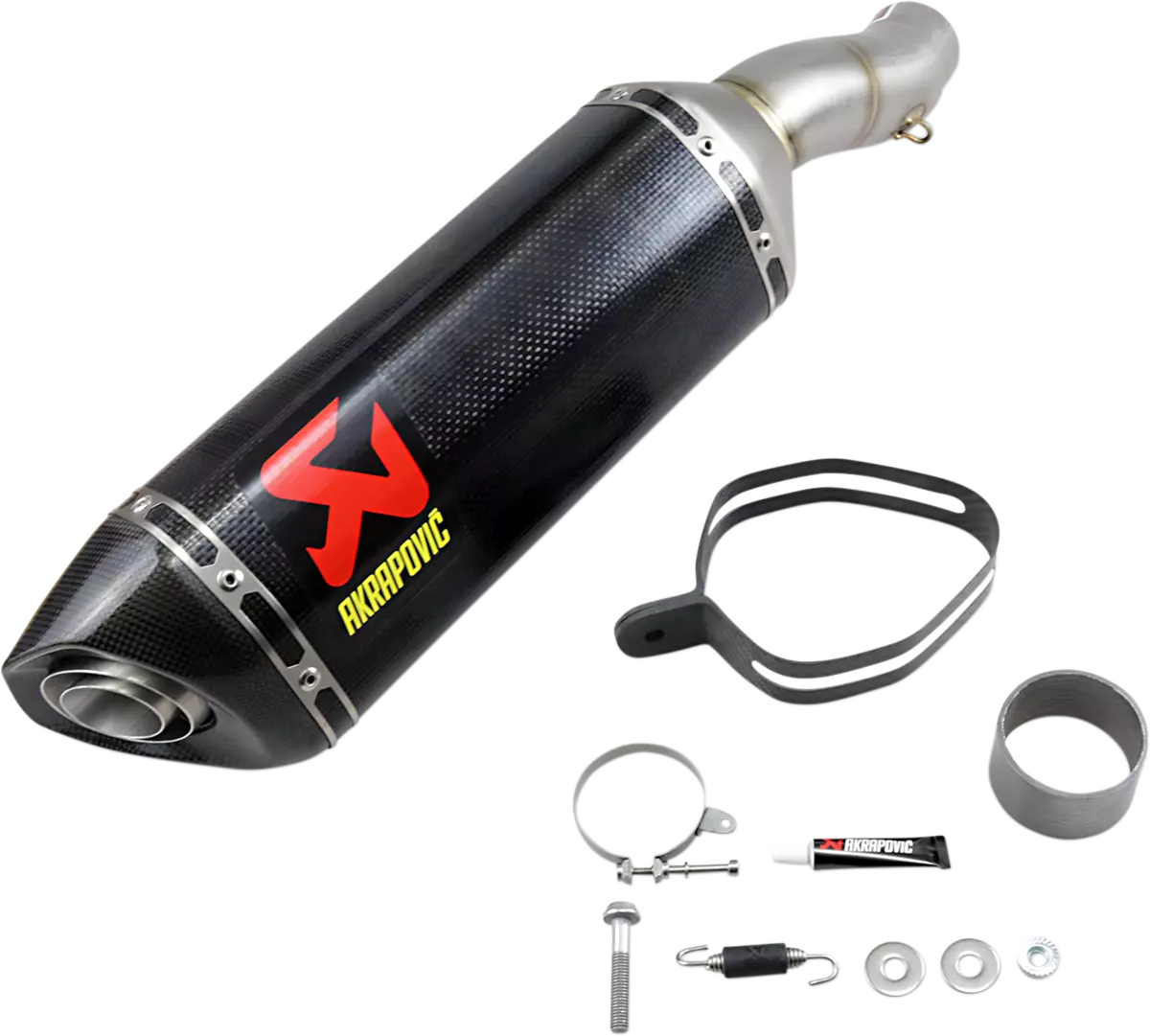 2009-2019 KAWASAKI NINJA ZX-6R EXHAUST Akrapovic Slip-On Muffler S-K6SO7-ZC