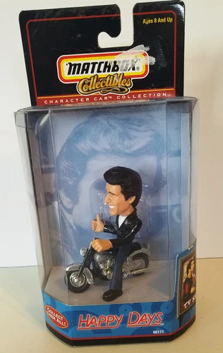 Vintage 1999 Matchbox Fonz Happy Days Collectibles Character Motorcycle