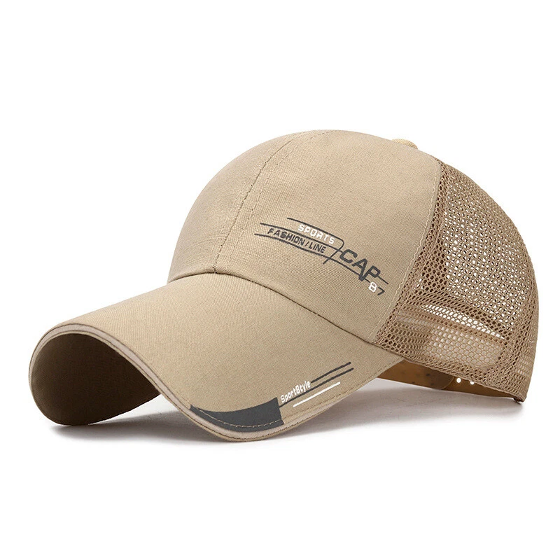 Womens Mens Trucker Hat Mesh Baseball Cap Snapback Adjustable Hip