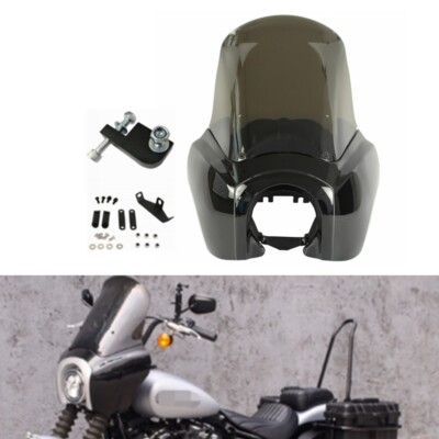 For Harley Dyna Fat Bob Low Rider FXDL 2006-2017 Front Fairing Windshield Kit