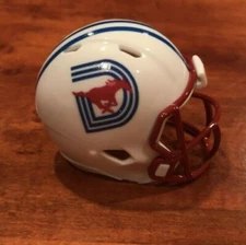 SMU Mustangs “Dallas” alternate 2019-2020 custom pocket pro helmet