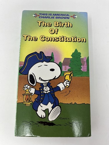 This Is America Charlie Brown Vol 6 The Birth Of The Constitution Vhs 