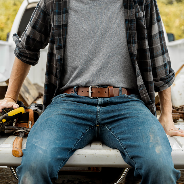 Heavy Duty Leather Belts