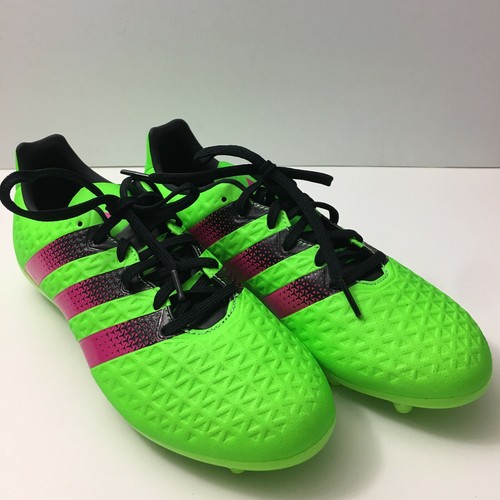 Adidas ACE 16.3 FG/AG J Soccer Shoes Cleats Size 6 Youth Junior Green Pink  Black | eBay