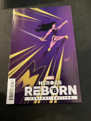 HEROES REBORN #6 VEREGGE 1:50 VARIANT (MARVEL 2021 1st Print) COMIC