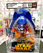 Star Wars Aayla Secura AFA CAS MOC 2005 Hasbro New Sealed Revenge of Sith Uncirc