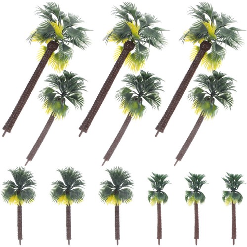 Plastic Palm Tree In Ho Scale Model Railroad Scenery & Trees For Sale - Foto 9