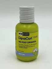 DevaCurl No-Poo Original Zero Lather Cleanser For Rich Moisture 3 oz