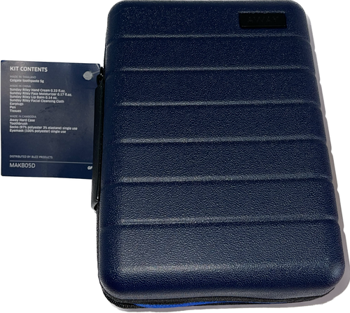 United Airlines - Polaris Business Away Amenity Kit (Blue Zip) - Picture 3 of 4