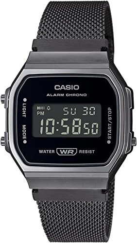 時計 takoyakiCASIO STANDARD A168WEMB-1B A168WEMB-1BVT | Vintage All Black Digital Watch | CASIO