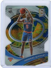 2020-21 Panini Spectra Basketball Universal Die-Cut Rookie 106 Immanuel Quickley